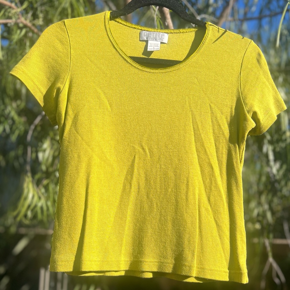 Vintage Tee. Cotton + Rayon,